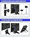 Donner Sheet Music Stand with Light, DMS-1 Portable Metal Music Stand, Tabletop Music Book Stand for Guitar, Ukulele, Violin Players