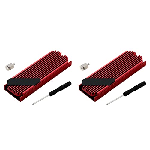 Disipador de calor de aluminio SSD enfriador M.2 almohadilla térmica guía de viento