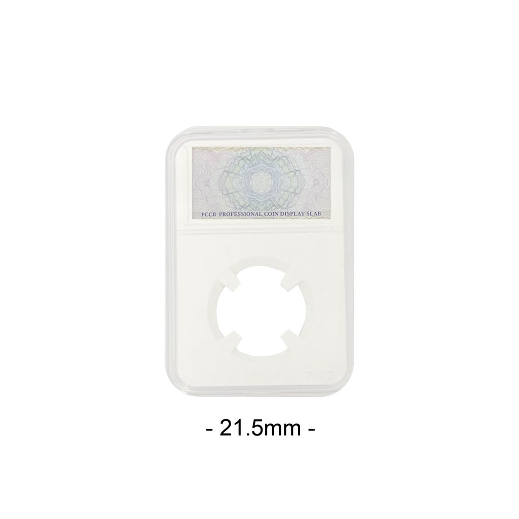 PCCB MINGT 10PCS 21.5MM Coin Slab Display Acrylic Coin Holder Collection Casing Protector Storage Case For Coin Collection And Supplies - Image 2