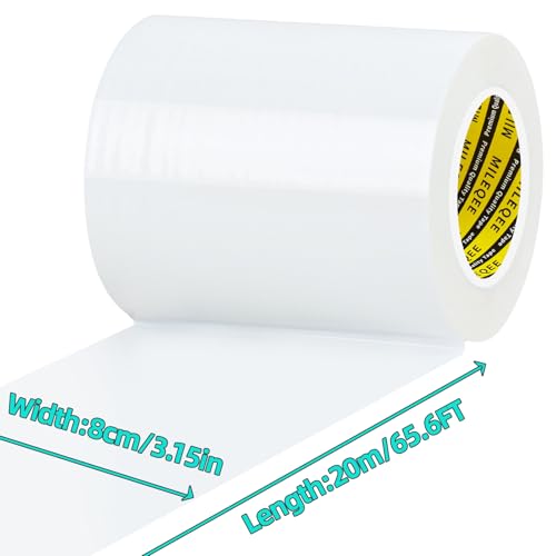 Ruban adhésif résistant aux intempéries blanc 8 cm x 20 m pour isolation et étanchéité