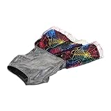 TOGEVAL 万聖节ペット用ドレス クリエイティブな犬服 スパイダーウェブデ