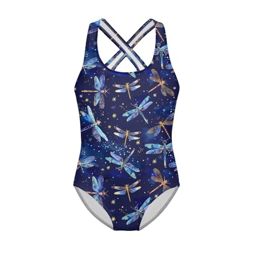 Image of JEOCODY Swimsuit for Girls One Piece Bathing Suit for Teens Crossback Hawaiian Beach Swimwear