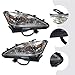 xsdzgdzy - Halogen Headlights Assembly w/LED DRL Fits For 2006-2013 Lexus IS250 IS350 Models Replace Left Driver and Right Passenger Side Projector Headlamps,Chrome Housing Clear Lens