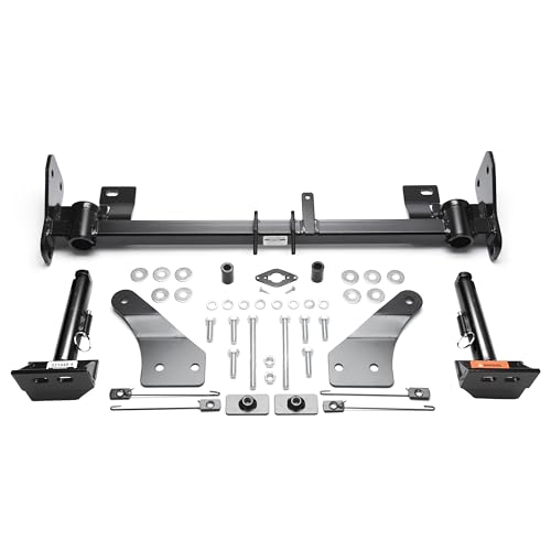 Roadmaster 521448-4 Crossbar Style Base Plates Compatible with 2010-2017 Wrangler JK & 2018 JK Sport, Sport S, Sahara & Rubicon Models with Plastic Skid Plate | Secure Connection for Flat Towing