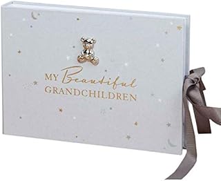 Widdle Celebrations Baby Brag Book Photo Album Gift - My Beautiful Grandchildren 0738