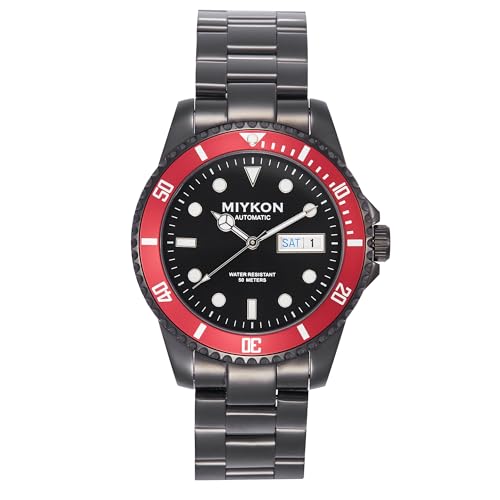 Miykon Men's Automatic Dive Watch, Rotating Bezel, Skeleton Caseback by Miykon - Used condition - US$112.79