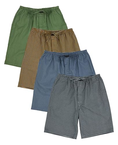 Andrew Scott Cotton-Blend Lounge Pajama Shorts Multipack