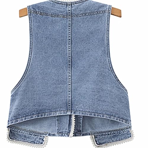 Chaleco mujer moda solucion para estilizar la figura con vaqueros 5