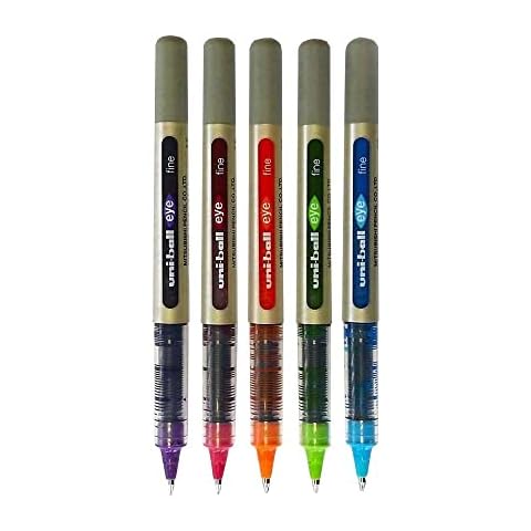 Uni-Ball Ojo UB-157 Fino Tinta Bolígrafo - Set Tropical 5 Cover