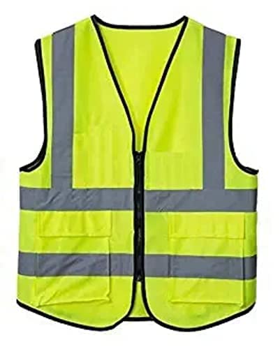 Themujtaba Reflective Adjustable Vest Belt Reflective Safety Jacket High Visibility Protective Managers Jacket Night Cycling Reflector Waistcoat Workwear Safety Jacket Green Color. (B0CJJVBZZD) Amazon Price History, Amazon Price Tracker