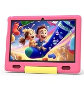 Tablette Enfants 7 Pouces 2025 Android 13 – 8Go RAM + 64Go + 128Go Extensible, Contrôle Parental Avancé, Étui Antichoc Kid-Proof, Batterie 2500mAh, WiFi Bluetooth, Bleu