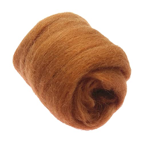 Homyl Feine Märchen-Filzwolle Kammzug 10g - Braun – Bild 7