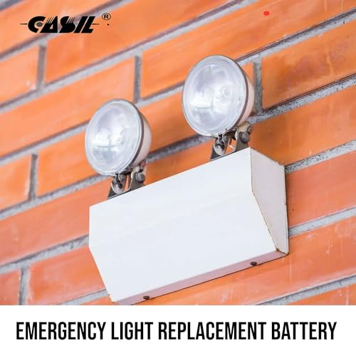 Casil 6v 5ah Battery 6V Battery for Ride On Toys, 6V Rechargeable Battery Pack, 6V Batteries, AGM, 6V 4.5Ah & 5ah AGM SLA Rechargeable, Emergency Light 6V 4.5Ah, 3FM4.5 20HR