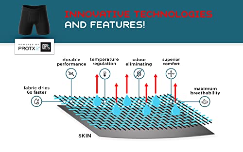 A Weeks Worth Premium Mens Underwear - Moisture Wicking and Breathable Boxers for Men - Mens Boxer Briefs 7 Pack2