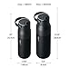 LARQ Bottle PureVis 2 34 oz - UV Water Purifier with Self-Cleaning, App Hydration Tracking, Filter Straw, Detachable Handle, Double-Wall Insulated, Obsidian Black