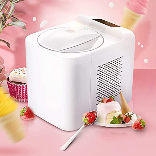 LIOYUHGTFY Eismaschine Mini Counter Top Eismaschine Made Ice Cream Frozen Yogurt Dessert Sorbet Gelato Maschine mit Anti… – Bild 3
