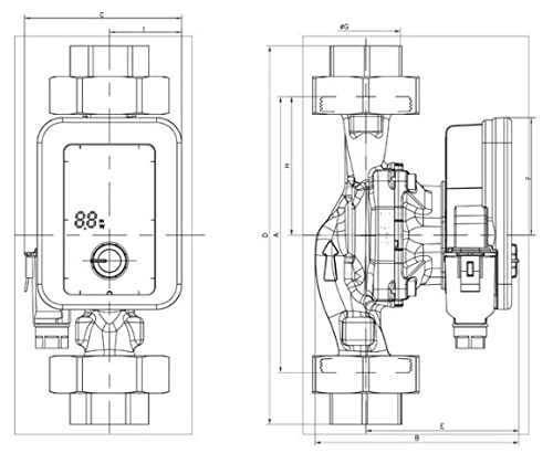 Baxi Bomba circulador calefacción y refrigeracion QUANTUM MAXI 1025 Alta eficiencia