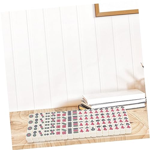 Mahjong de voyage portable avec mini carrelage et kit complet de jeu - 4