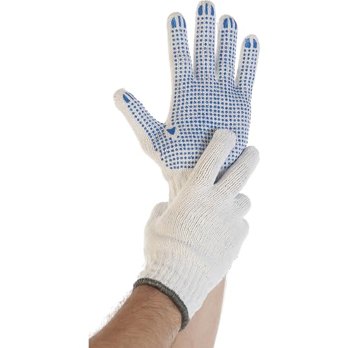 10 x HygoStar Baumwoll-Polyester-Feinstrick-Handschuh Structa I XS/6 w
