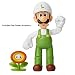 Nintendo Super Mario Fire Luigi 4" Articulated Figure with Fire Flower