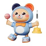 Jouet Portable et Léger: Ce jouet bébé est conçu pour être compact et léger, garantissant une portabilité exceptionnelle et une facilité de transport optimale. Idéal pour les voyages ou les moments de jeu, il permet aux parents de divertir leurs jeunes où qu'ils se trouvent, que ce soit à la maison, en déplacement ou en extérieur. Sa conception légère et portable en fait un compagnon de choix pour toutes les occasions, offrant amusement et praticité sans effort aux familles. Les parents