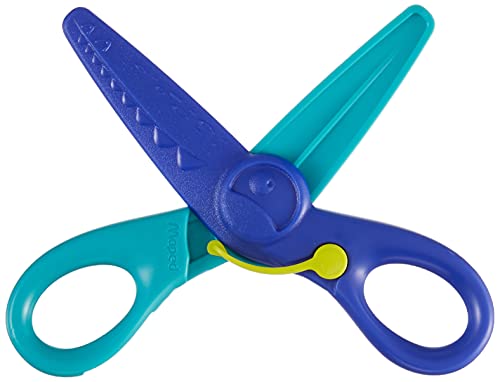 TESOURA PULSE JACARE 12 CM DISPLAY X 20, Maped, 472112, Roxo e Lilás