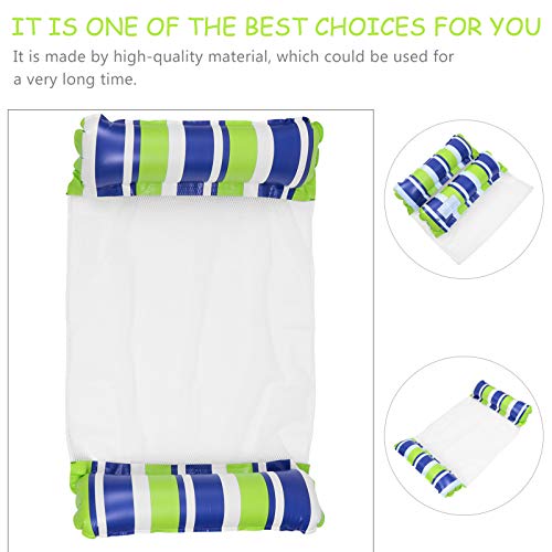 TOYANDONA Piscina Flutuante Água Cama de Rede Durável Almofada Cadeira Flutuante Cama Flutuante Infl