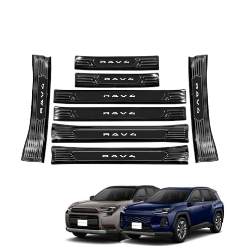 FOR �V�^ RAV4 XA60 6��� 60�n�i2025�N12��~���s�j�X�e�����X�X�`�[�����̎Ԃ̃h�A�~���X�g���b�v �����ƊO���̃E�F���J���y�_�� ���ɋ��� ���Ղɋ����ی�X�g���b�v 4�h�A�����A�N�Z�T���̊��S�ȃZ�b�gRAV4 XA60 �A�N�Z�T���[ (
