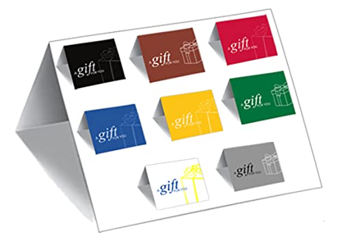 400 Multipack of Red, White, Blue, Yellow, Black, Brown, Green, and Gray Presenters