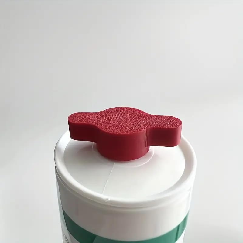 Silicone Adhesive Caulk Cap - Conical Sealing Cover | Fits Standard Glass Sealant Tubes | Prevents Drying for Home Use, Red
