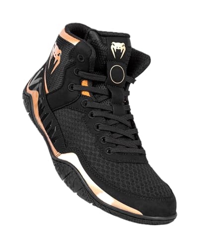 VENUM Elite Zapatos de Lucha - Negro/Bronce - 47 - imagen 8