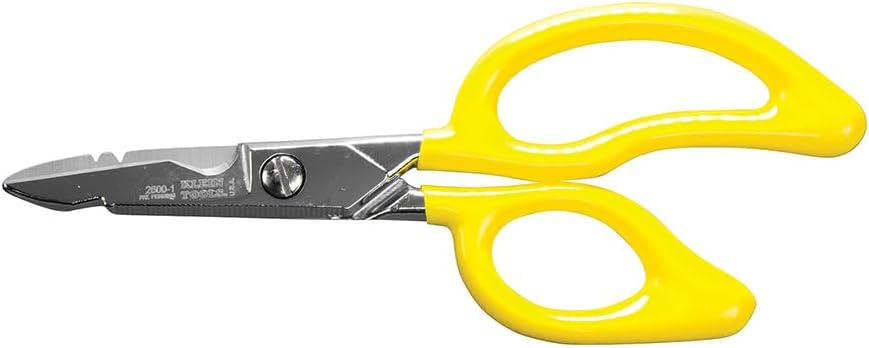 Klein Tools Electrician Scissors & Twisted Pair Radial Stripper Bundle