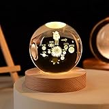 Photo Gallery hanase 1pc sfera di cristallo 3d pianeta di cristallo sistema solare globo astronomia regalo regalo di compleanno sfera di vetro decorazione domestica, b, base luminosa bianca Photo Gallery hanase 1pc sfera di cristallo 3d pianeta di cristallo sistema solare globo astronomia regalo regalo di compleanno sfera di vetro decorazione domestica, b, base luminosa bianca