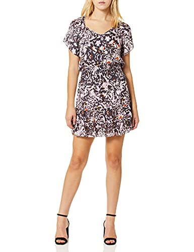 Parker Women's Augustine Button Detail Smocked Waist Dress, Feline, S #TOP10