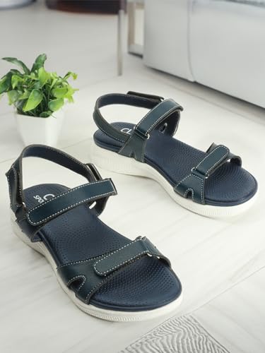 Image of Carlton London women's Multi-Strap Adjustable Comfort Sandals