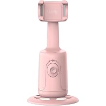 Andoer Smart 360 Degrees Auto Face Tracking Gimbal Desktop Selfie Stabilizer Robot Cameraman with Adjustable Lens Stable Base Phone Holder for Smartphone Vlog Live Streaming Video Chat