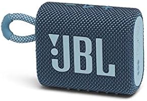 JBL GO 3 Bluetoothスピーカー USB C充電/IP67防塵防水/パッシブラジエーター搭載/ポータブル/2020年モデル ブルー JBLGO3BLU 【国内正規品/メーカー1年保証付き】