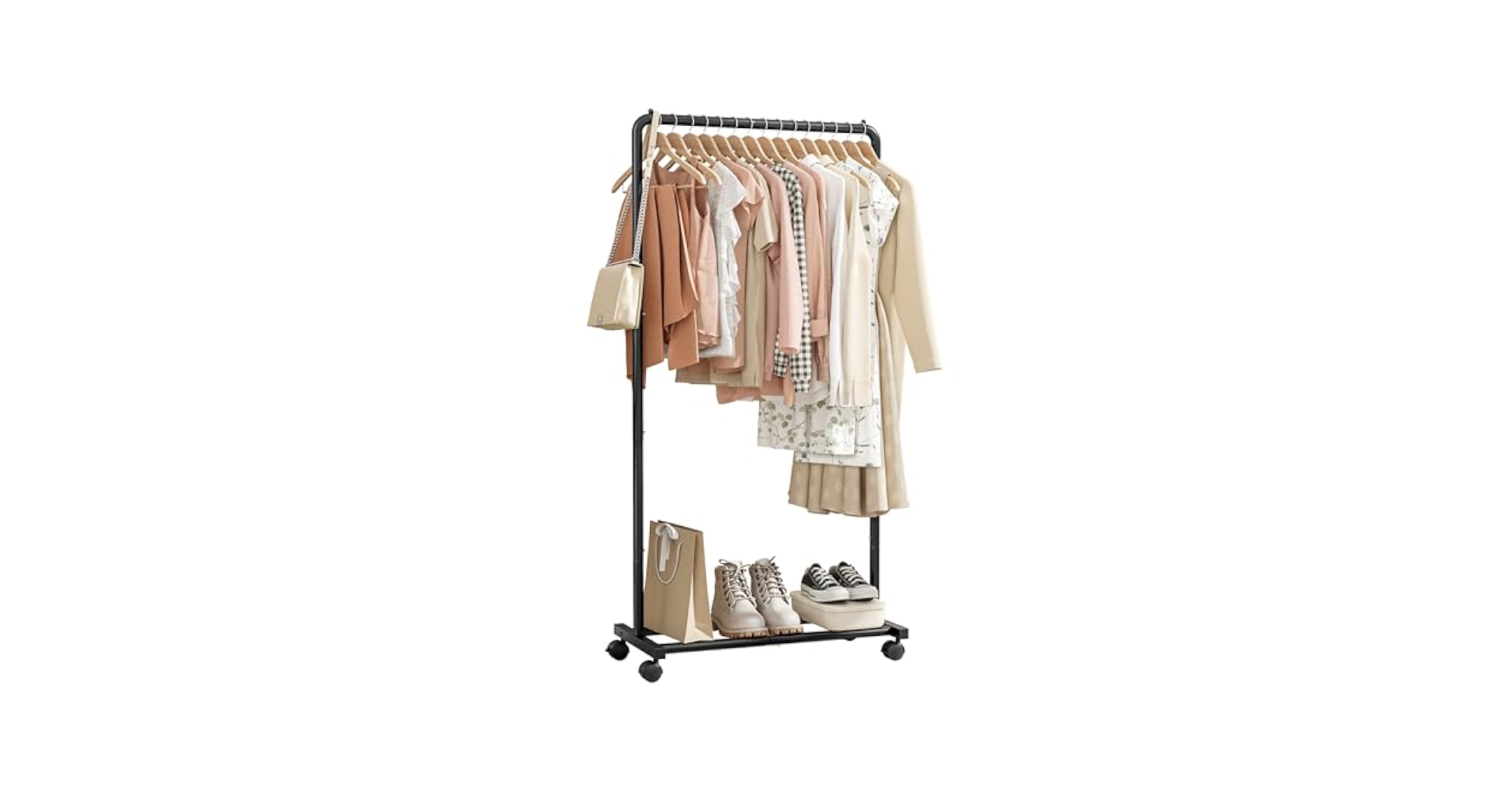 Amazon.com: Sakugi Clothes Rack - Clothing Rack with Wheels