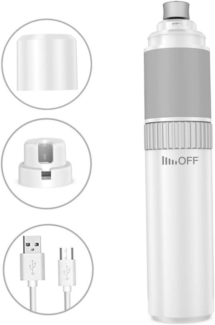 VANZACK 1pc Pet Nail Grinding Tool Automatic Electric Clipper for Cats Dogs Silent Design Ergonomic Handle Portable Pet Nail Trimmer for Smooth Claws for Home Grooming