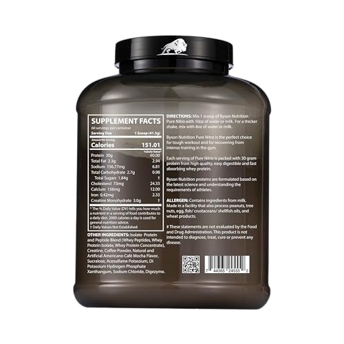 Byson Nutrition Pure Nitro Whey Protein 2.49 kg - Image 7