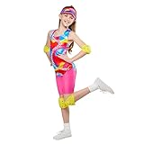 Rubies Disfraz oficial de Barbie Rollerskate para niñas, disfraz para niños, talla de 7 a 8 años