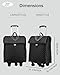 VH&GRED Leather Travel luggage Net Red Trolley Suitcase Female Boarding Case Universal Wheel Light Luggage Fashion Travel Luggage (Carry-On 20-Inch-A)
