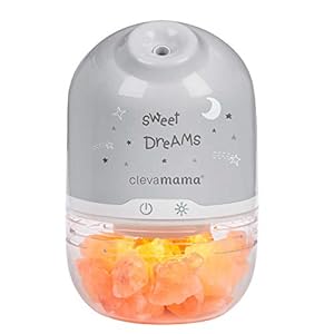 Clevamama 3070, ClevaPure Lampada Di Sale Dell’Himalaya, Umidificatore e Purificatore D’Aria