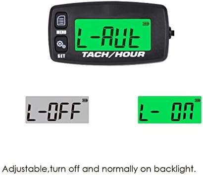 Miniatura 7 de Jayron JR-HM032A - Medidor digital autoalimentado, inductivo, mantenimiento, impermeable, retroiluminado, apagado, batería reemplazable, para