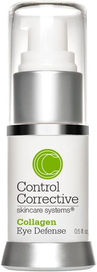 CONTROL CORRECTIVE Collagen Eye Defense, .5 Oz - Soothing & Hydrating Eye Cream, All Skin Types, Lightweight, Elastin, Wheat Germ, Hyaluronic Acid, Restore Smoothing To Delicate Areas