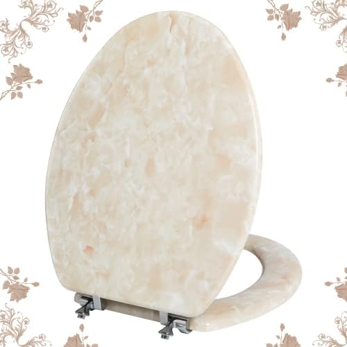 Elongated Marble Toilet Seat