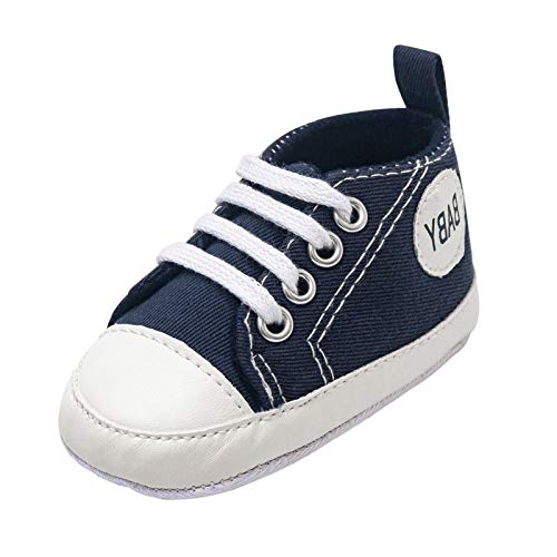 Baby Sneakers 18 24 Months Year Sole Shoes Indoor Toddler Soft 0-1 Baby Baby Colors Shoes Available 9 Old Baby Size 8 Toddler Girl Shoes, Navy, 12-18 Months Infant