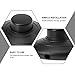 Bedside Tabletop Push Convenient Light Foot Floor Lamp Round Tool : Black Button On-Off Using Night On for Footswitch Hotel Off Control Desktop Plastic Home Pedal