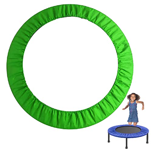 DASJD Coussin Protection Trampoline De Remplacement, ø81cm 91cm 96cm 101cm Mini Contour Trampoline, Protection Ressort Trampoline pour 6 Trous Mini Trampoline Fitness,Vert,40 inch/101 cm