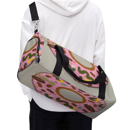 Sac de sport en forme de donut imperméable avec range chaussures